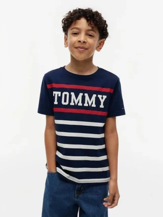 Tommy Stripe T-shirt voor kinderen