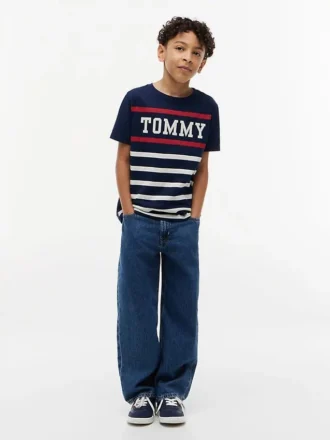 Tommy Stripe T-shirt voor kinderen