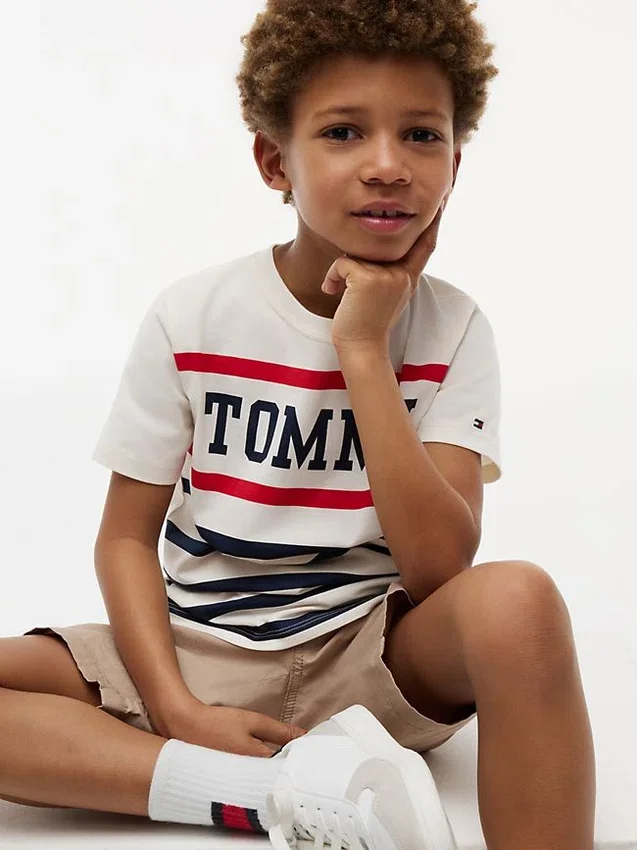 Tommy Stripe T-shirt voor kinderen Tommy Stripe T-shirt voor kinderen