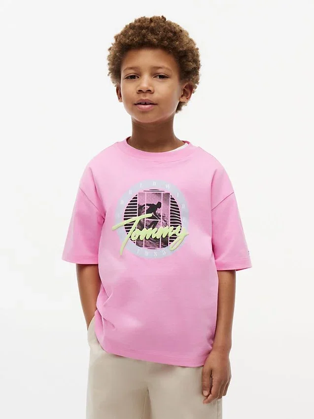 Tommy Surf T-shirt met print voor kinderen Tommy Surf T-shirt met print voor kinderen