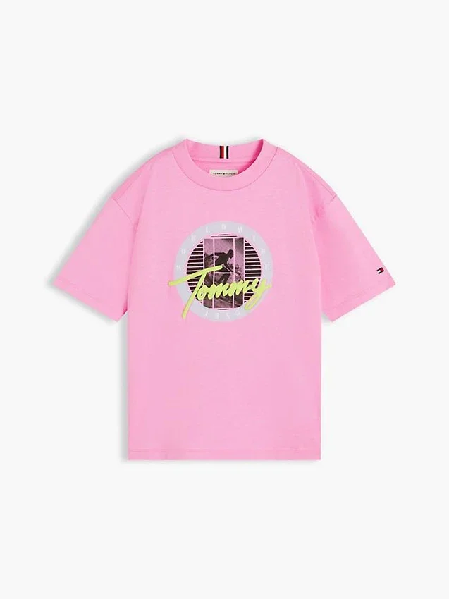 Tommy Surf T-shirt met print voor kinderen Tommy Surf T-shirt met print voor kinderen