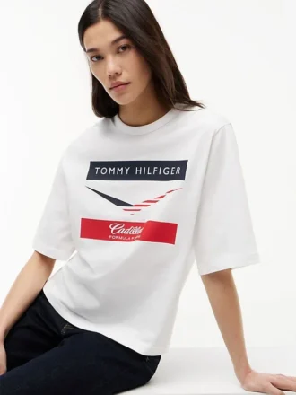 Tommy x Cadillac F1® Team Boxy Chevron T-shirt