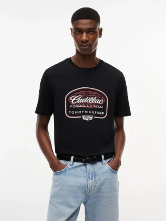 Tommy x Cadillac F1® Team Globe T-shirt