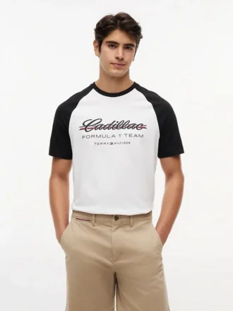 Tommy x Cadillac F1® Team Raglan T-shirt
