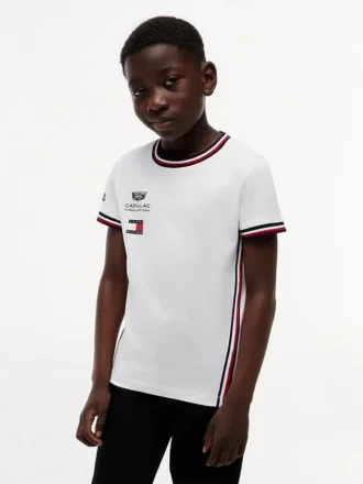 Tommy x Cadillac F1® Team Replica T-shirt voor kinderen