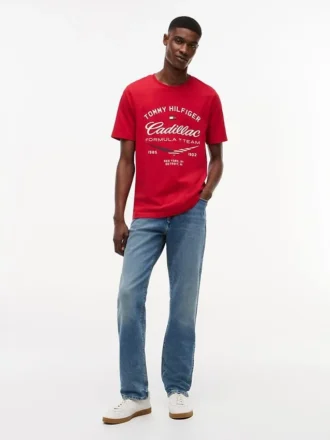 Tommy x Cadillac F1® Team Retro Chevron T-shirt