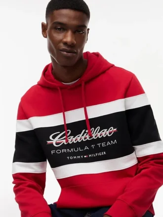 Tommy x Cadillac F1® Team Script-hoodie