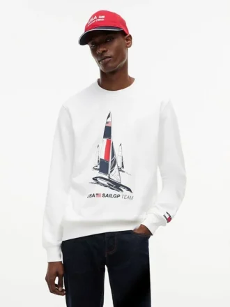 Tommy x US SailGP Team Boat-sweatshirt