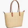 Tote bag van raffia met monogramlogo Tote bag van raffia met monogramlogo