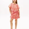 Tropisch bedrukte ruffle-short voor kinderen Tropisch bedrukte ruffle-short voor kinderen