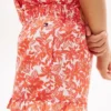 Tropisch bedrukte ruffle-short voor kinderen Tropisch bedrukte ruffle-short voor kinderen