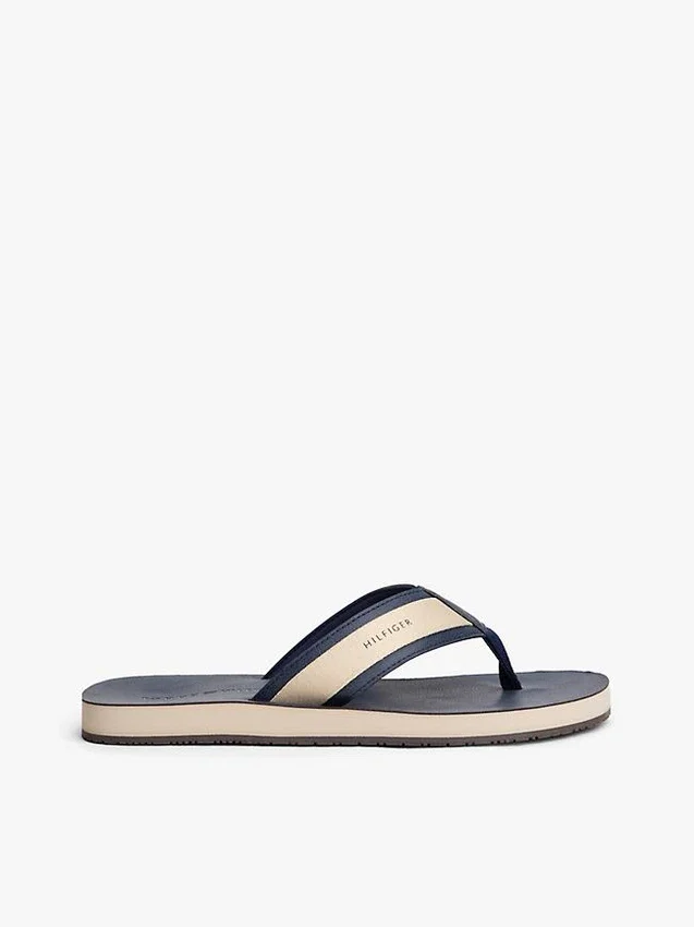 Tweekleurige teenslipper Tweekleurige teenslipper
