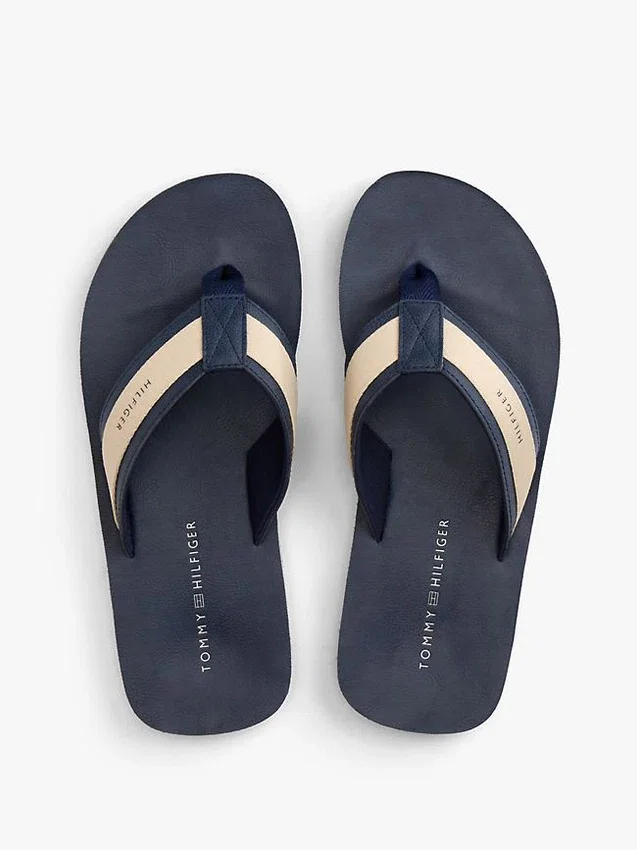 Tweekleurige teenslipper Tweekleurige teenslipper