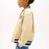 Varsity-bomberjack van gepeacht twill voor kinderen Varsity-bomberjack van gepeacht twill voor kinderen