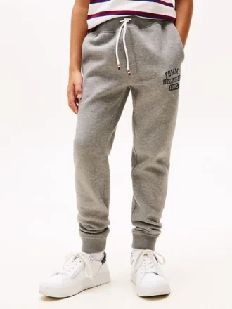 Varsity-joggingbroek van geborsteld fleece voor kinderen