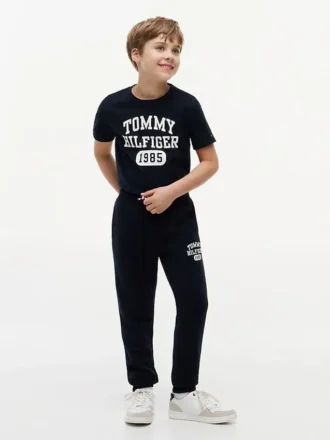 Varsity-joggingbroek van geborsteld fleece voor kinderen