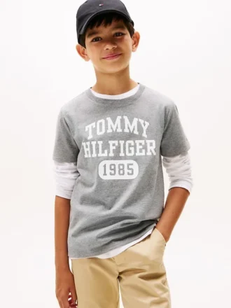 Varsity-logo T-shirt voor kinderen