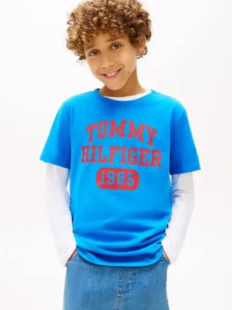 Varsity-logo T-shirt voor kinderen