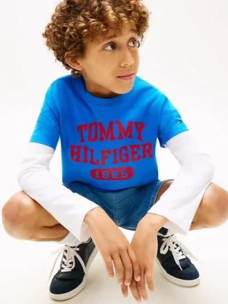 Varsity-logo T-shirt voor kinderen