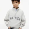 Varsity-sweatshirt met kwartrits voor kinderen Varsity-sweatshirt met kwartrits voor kinderen