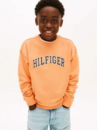 Varsity-sweatshirt met logo voor kinderen
