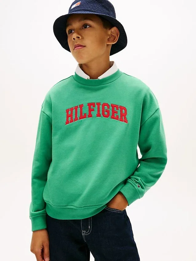 Varsity-sweatshirt met logo voor kinderen Varsity-sweatshirt met logo voor kinderen
