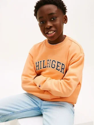 Varsity-sweatshirt met logo voor kinderen