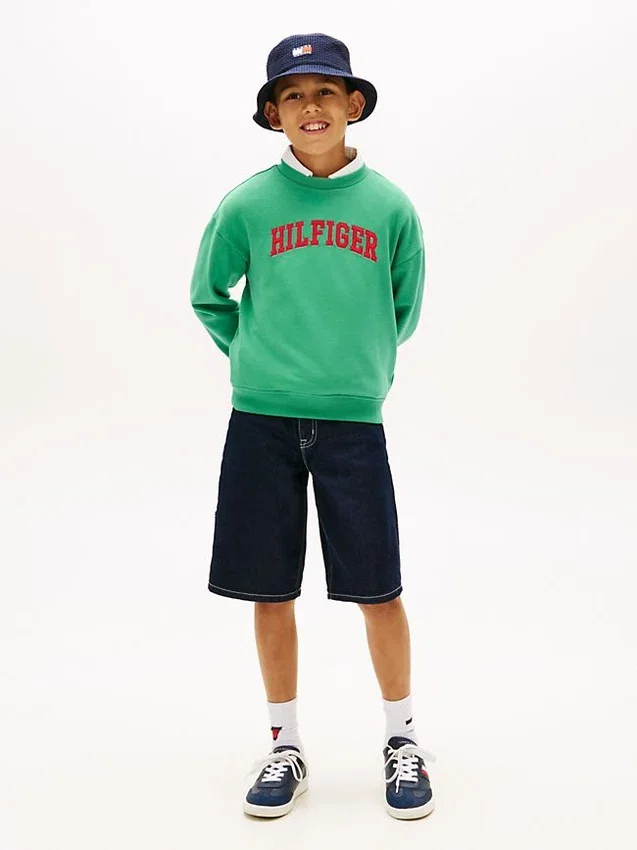 Varsity-sweatshirt met logo voor kinderen Varsity-sweatshirt met logo voor kinderen
