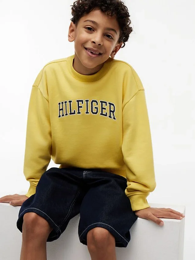 Varsity-sweatshirt met logo voor kinderen Varsity-sweatshirt met logo voor kinderen