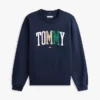 Veelkleurig Tommy-logo-sweatshirt in varsity-stijl
