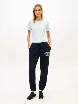 Veelkleurige joggingbroek met Tommy-logo Veelkleurige joggingbroek met Tommy-logo