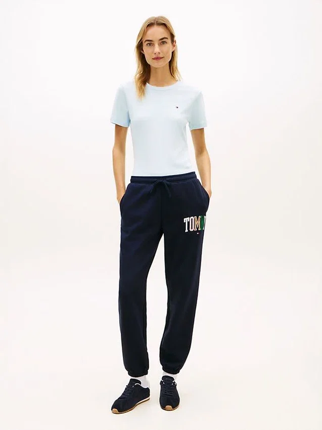 Veelkleurige joggingbroek met Tommy-logo Veelkleurige joggingbroek met Tommy-logo