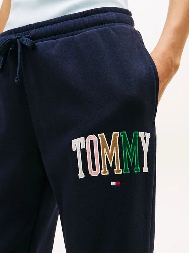 Veelkleurige joggingbroek met Tommy-logo Veelkleurige joggingbroek met Tommy-logo