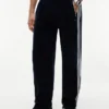 Velours joggingbroek met monogram Velours joggingbroek met monogram