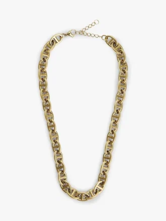 Vergulde ketting met maritieme schakels
