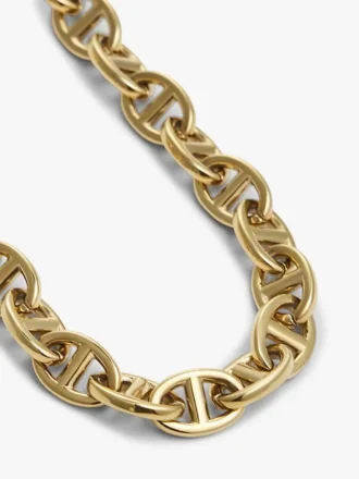 Vergulde ketting met maritieme schakels