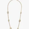 Vergulde slanke ketting met maritieme schakels Vergulde slanke ketting met maritieme schakels