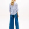 Voile-shirt met plooitjes en ruches Voile-shirt met plooitjes en ruches
