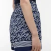 Voile short met all-over scriptmonogram Voile short met all-over scriptmonogram