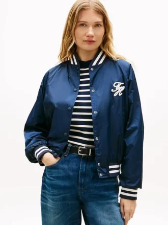 Waterafstotend varsity-bomberjack