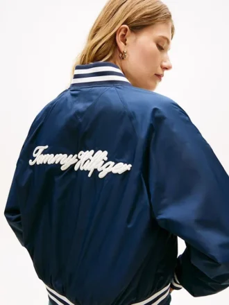 Waterafstotend varsity-bomberjack