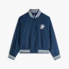 Waterafstotend varsity-bomberjack Waterafstotend varsity-bomberjack