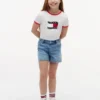 Wavy Flag Logo Ringer T-shirt voor kinderen Wavy Flag Logo Ringer T-shirt voor kinderen