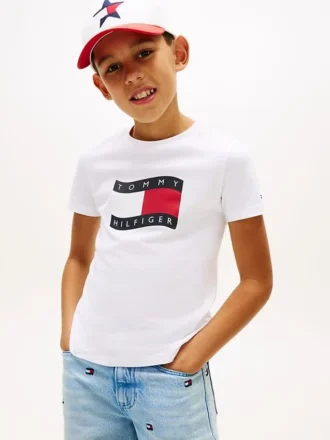 Wavy Flag T-shirt voor kinderen
