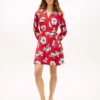 Wikkeljurk van crêpe met bloemenprint Wikkeljurk van crêpe met bloemenprint