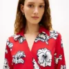Wikkeljurk van crêpe met bloemenprint Wikkeljurk van crêpe met bloemenprint