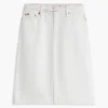 Witte denimrok met riemen Witte denimrok met riemen