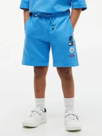 Zonne- en golflogo-sweatshort voor kinderen Zonne- en golflogo-sweatshort voor kinderen